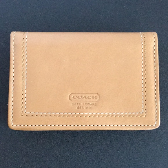 Coach Retired Leather Mini Bag With Matching Card Wallet - Picture 10 of 16